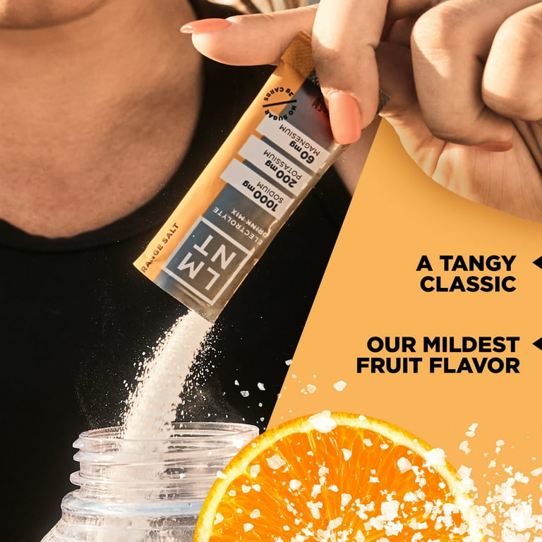 LMNT Zero Sugar Electrolyte Drink Mix - Orange - 6ct - Walmart.com