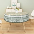 thumbnail image 5 of Lfeey Mandala Vintage Round Tablecloth, Wipeable Oil-Resistant Polyester Tablecloth, 60 inches, 5 of 6