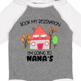 thumbnail image 4 of Inktastic Book my Reservation I'm Going To Nana's- House Boys or Girls Long Sleeve Baby Bodysuit, 4 of 5