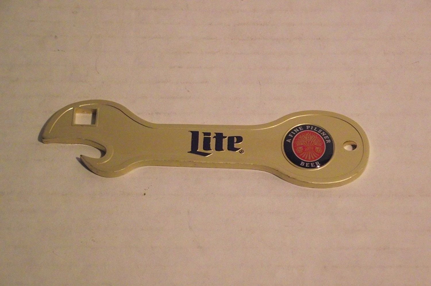Miller Lite Plastic Bottle Opener Think When You Drink Key Chain Keychain 