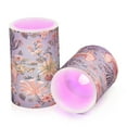 thumbnail image 7 of Yayeee Flameless Candles with Remote Flickering Battery Operated Multi Color Changing, Gray Llama Pattern, 7 of 7