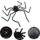 thumbnail image 2 of Araña Falsa Aterradora Decoración de araña peluda negra de Halloween atmósfera de terror para decoración de fiesta de jardín de patio, 2 of 7