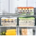 thumbnail image 5 of Freezing Storage Box Clear Fridge Box with Time Recoder Multilayer Container Stackable for Kitchen, 5 of 9