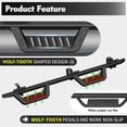 thumbnail image 4 of Running Boards For 07-18 Jeep Wrangler JK 4 Doors Black Powder Coated Side Steps, 4 of 8