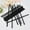 Black, variant on TIHLMK 100Pcs Milkshake Plastic Straws Multi-Colors Individual Package Disposable Straw for Bubble Tea Juice Glass Party Cups