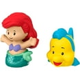 thumbnail image 6 of Little People Ariel and Flounder Dolls, The Little Mermaid, 2 . 39 oz, 6 of 6