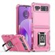thumbnail image 1 of wonima11 Motorola Moto Razr 2023/40 Case - Military Grade TPU+PC, Built-in Kickstand, Dual-Layer Design, Heavy Duty Drop Protection (Pink), 1 of 1