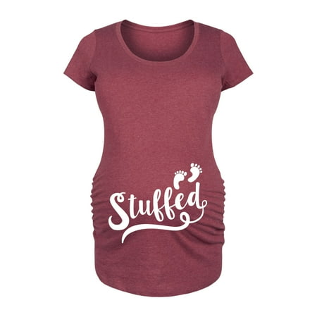 

Bloom Maternity - Women s Thankful And Blessed Thanksgiving Maternity T-Shirts