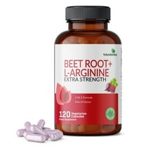 Futurebiotics Beet Root   L-Arginine, Nitric Oxide Support, Non-GMO, 120 Vegetarian Capsules