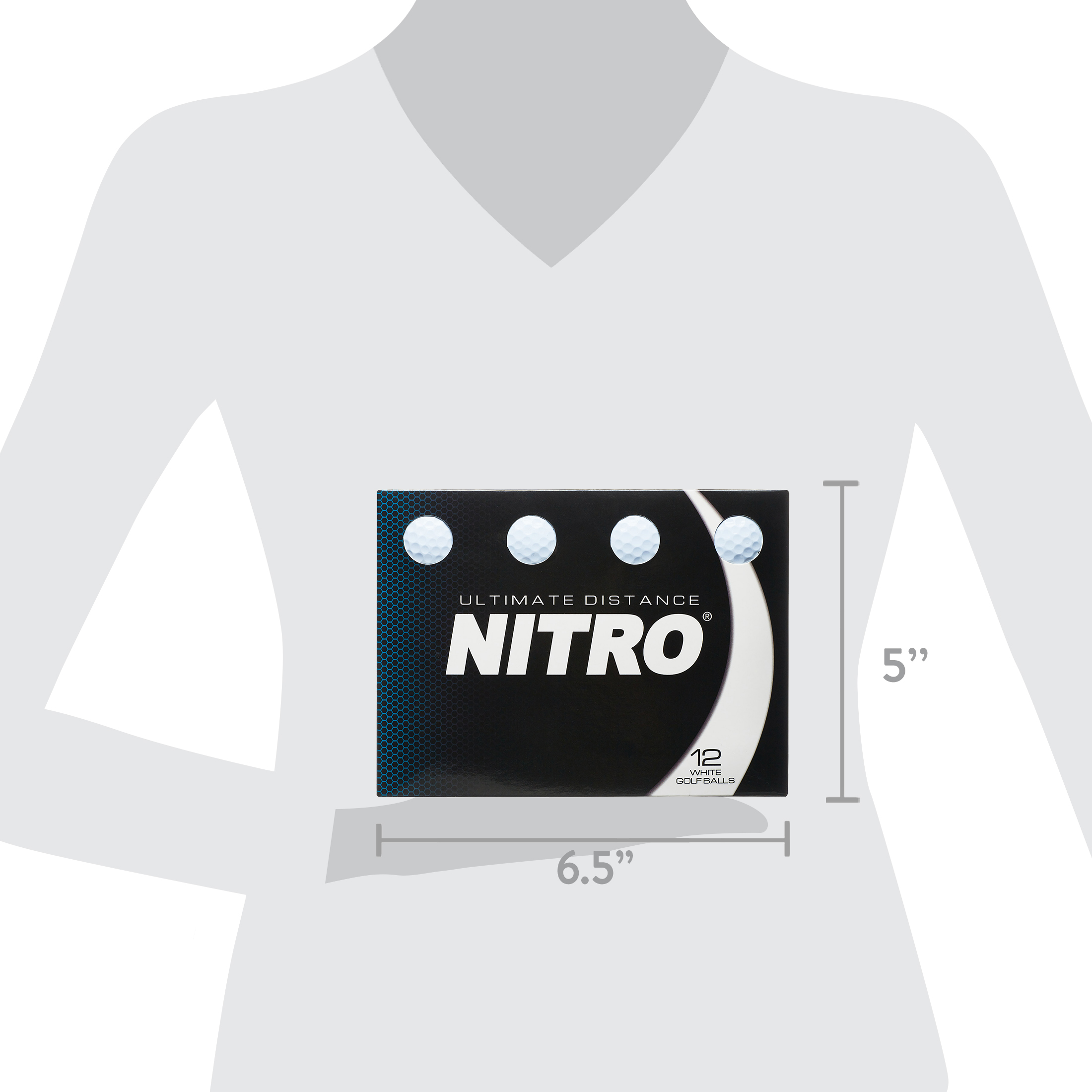 Nitro Golf Ultimate Distance Golf Balls, 12 Pack - image 4 of 4