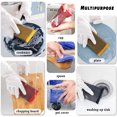 thumbnail image 4 of 6-Pack Steel Wool Scrub Sponges Topboutique Wire Dish Brush Double Sided Scouring Pads Multi-Use Heavy Duty Scrub Sponge Household Cleaning Sponges, Gentle and Scratch Free, Multi-color, 4 of 6