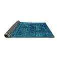 thumbnail image 2 of Ahgly Company Indoor Rectangle Oriental Turquoise Blue Industrial Area Rugs, 8' x 12', 2 of 4