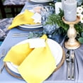 thumbnail image 6 of IKOMMI 12 Pack Square Satin Napkin Bright Silk Table Napkin Soft Smooth Fabric Table Napkin for Wedding Banquet Party Decoration, Champagne, 17 x 17 Inch, 6 of 7