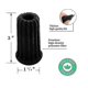 thumbnail image 2 of 16 Pack Chair Leg Protectors Knitted Furniture Socks TW,Grey, 2 of 5