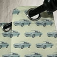 thumbnail image 2 of Ambesonne Vintage Grommet Curtain Single Panel, Retro Sports Car Design, 50"x60", Pale Green and Slate Blue, 2 of 5