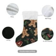 thumbnail image 3 of Gingerbread Men Leaves Christmas Stockings Xmas Stocking for Family Holiday Season Party Decorations, 3 of 8