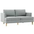 thumbnail image 3 of Gericco Loveseat Sofa, Mid Century Modern Decor Love Seat Couches for Living Room（Extended Gray）, 3 of 7