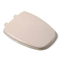 C1050S01 EZ Close Premium Eljer New Emblem Design Plastic Toilet Seat, Elongated, Bone