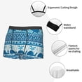 thumbnail image 3 of Pofeuu Sea Underwater Animals Print Men’s Boxer Briefs, Moisture-Wicking Underwear, Regular,Trunk-XX-Large, 3 of 5