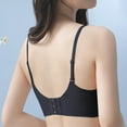 thumbnail image 6 of Ashirexll Wireless Bras for Women, Plus Size Everyday Bras, Solid Color Lace Thin Style Ventilate Back Buckle Bra Steel Rim, 6 of 7