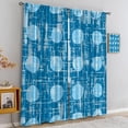 thumbnail image 4 of Circle Window Curtains, Vintage Fifties Rod Pocket Kids Blackout Curtains, Midcentury Atomic Art Lightweight Decorative Drapes 2-Panel Set for Living Room Bedroom Kitchen Dining Room-W42xL54in, 4 of 6