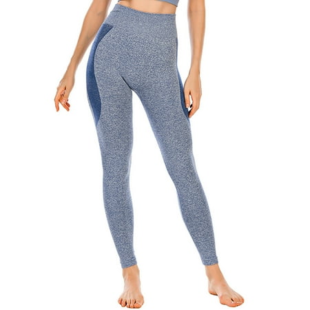 

Bowake Women s Pure Color Hip Lifting Seamless Elasticity Fitness Running Yoga Pants please buy one or two sizes larger than normal
