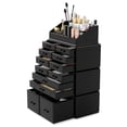 thumbnail image 5 of LMHF Makeup Cosmetic Organizer Storage Drawers Display Boxes Case with 12 Drawers (Black), 5 of 5