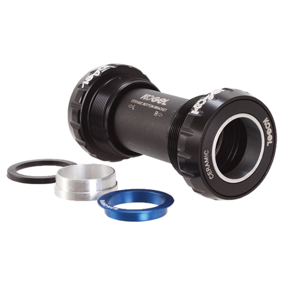 Kogel Bearings Bsa24 (Road) Alloy Bottom Bracket Black BSAROAD