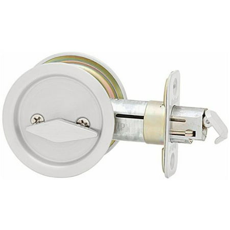 Kwikset 335 Round Privacy Bed/Bath Pocket Door (Best Pocket Door Lock)