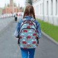 thumbnail image 6 of FORMRS Kids School Backpack Elementary Student Unisex Travel Bookbag with Reflective Stripes, Blue Truck Pattern, 6 of 7