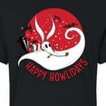 thumbnail image 3 of The Nightmare Before Christmas - Happy Howlidays - Juniors Cropped Cotton Blend T-Shirt, 3 of 5