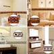 thumbnail image 2 of Bearachild Self Adhesive Removable Wallpaper Stone Border Tile Glass Waist Moisture-proof Line Texture Sticker Delicate Wall Kitchen Decoración del hogar tipo 4 Bearachild JJ17762-04, 2 of 6