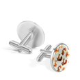 thumbnail image 3 of Squirrel Elegant Men's Stainless Steel Dress Shirt Cufflinks for Formal Occasions, 3 of 6