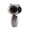 F002- Gray, variant on Handheld Cooling Fan, Battery Operated Handheld Fan, Personal Portable Fan, Battery Powered Fan Rechargeable, Mini Cooling Fan, Iridescent Lens Accent Cute Pink Owl Style,