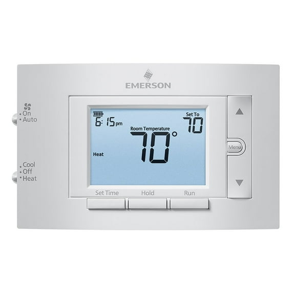 Emerson 1F83C-11PR Conventional (1H/1C) Programmable Thermostat, White CA2