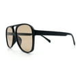 thumbnail image 6 of Mens Iconic Large Tear Drop Racer Plastic Fashion Sunglasses Black - Brown, 6 of 8