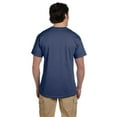 thumbnail image 2 of Hanes 5.2 oz., 50/50 ComfortBlend® EcoSmart® T-Shirt Heather Navy Medium, 2 of 3