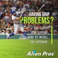 thumbnail image 2 of YWC-ALIEN PROS Bat Grip Tape for Baseball New 1.1 MM Precut and Pro Quality Bat Tape Wrap Your Bat for an Epic Home Run (2 Pack) Replacement for Old Baseball bat Grip, 2 of 4