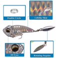 thumbnail image 2 of Cebo Vib Luya, lentejuelas giratorias, cebo de metal, cebo duro tembloroso, cebo falso con anzuelo de ranura de sangre, productos para equipos de pesca., 2 of 6