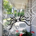 thumbnail image 5 of ODOMY Giant Spider and Fake Large Hairy Spider Props Scary Halloween Decoration, 5 of 7