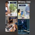 thumbnail image 2 of SADA MK08 USB Desk Microphone Plug & Play Professional 360 Degree Omnidirectional Microphone with RGB LED Light Desktop Condenser Mic for Recording Living Gaming, 2 of 9