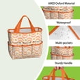 thumbnail image 4 of Daisy Flowers Garden Tools Bag, Water-proof Oxford Garden Tote Home Organizer Gardening Tool Bag Kit Holder with 8 Pockets for Indoor and Outdoor Gardening(Tools Not Included), 4 of 6