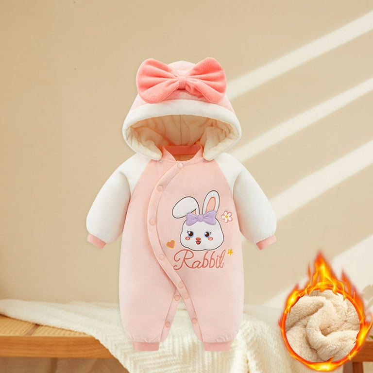 ibiyuan Baby Girl Winter Clothes,Warm Winter For Boys Hooded And