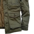 thumbnail image 3 of CaseClear Men's Rust Relic M65 Field Jacket, Vintage Washed Cotton Jacket, Green, 3 of 5