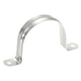 thumbnail image 4 of Uxcell 56mm(2.2") 201 Stainless Steel 2 Holes Rigid Pipe Strap Tension Tube Clamp 16 Pack, 4 of 5