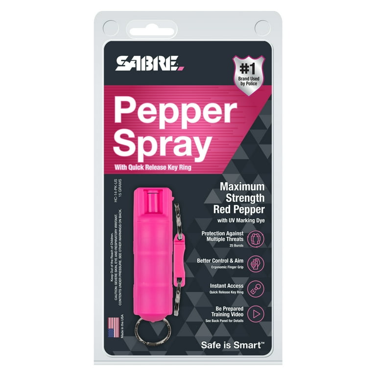 Sabre Pepper Spray with Quick Release Key Ring – Metro Spy Supply HSV
