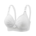 thumbnail image 5 of Sweet Home Farm Full Coverage Bras for Women Underwear Large Size Brater Buckle Deep V Neck Vest Bralette Wireless Seamless Front Closure Bras, 5 of 8