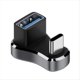 thumbnail image 1 of 180 Grados Ángulo USB C Adaptador USB-C PD Carga Tablets USB C U Forma Convertidor para Vapor Cubierta Accesorios, C-A 10g 36w, 1 of 5