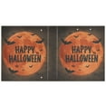 thumbnail image 3 of Orange Full Moon 3 Ring Hardcover Binders 1.5in Round Rings for Letter-Size Folder Paper Organizer Pockets for Office Student Recipe, 3 of 9