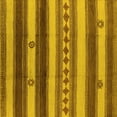 thumbnail image 1 of Ahgly Company Indoor Square Southwestern Yellow Country Area Rugs, 3' Square, 1 of 4